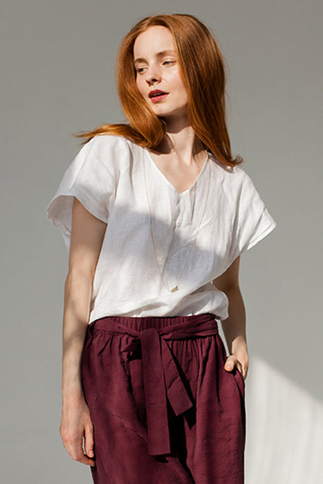 blouse | elise white